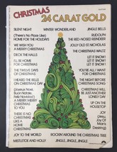 Vintage CHRISTMAS 24 CARAT GOLD Guitar Sheet Music Book 1977 - $20.00