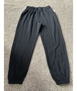 Tentree Women&#39;s Sweatpant Tapered Fit Black  Elastic Waist Pocket Lounge... - $51.29 CAD