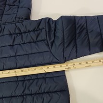 NFL Team Apparel Patriots Youth Sz Medium (10/12) Puffer Hooded Jacket Coat Blue image 6