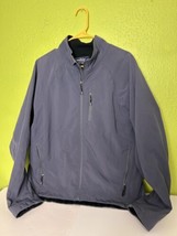 Landway Soft Shell Coat Jacket Solid Gray Mens Large Hyundai On The Back... - £17.98 GBP