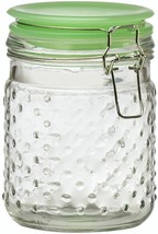 Amici Home Emma Jade Hobnail Small Hermetic Preserving Jar, 24 oz - Clea... - £26.59 GBP