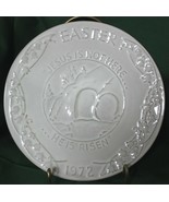 1972 Frankoma Oral Roberts Easter &quot;Jesus Is Not Here He Is Risen&quot; White ... - $20.29 CAD