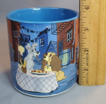 Disney Lady and The Tramp Coffee Mug Cup Spaghetti Dinner Scene Vintage ... - £12.44 GBP