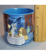 Disney Lady and The Tramp Coffee Mug Cup Spaghetti Dinner Scene Vintage ... - £12.43 GBP