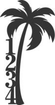 Vertical Address Palm Tree Customized/Personalized 15&quot; Tall - £30.32 GBP