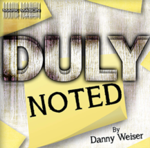 DULY NOTED Red (Gimmick and Online Instructions) by Danny Weiser - Trick - $29.65