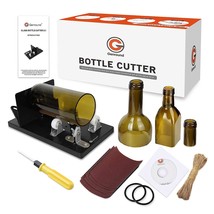 Bottle Cutter, Upgrade 2.1 Glass Bottle Cutter Machine For Round, Square And Ova - £58.59 GBP