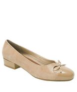 Ros Hommerson Tawnie Size 7.5 N NARROW Women&#39;s Leather Slip-On Pumps Nud... - $112.98 CAD