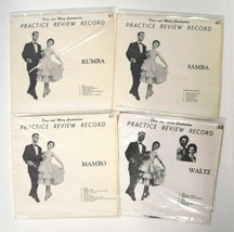 Lot of 4 Dean &amp; Mary Constantine Practice Review Records Rumba Samba Mambo Waltz - £22.46 GBP