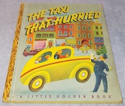  Little Golden Book The Taxi That Hurried No 25 I Printing 1946 Tibor Gergely - £7.81 GBP