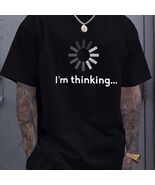 Men&#39;s T-shirts, Summer Casual Short Sleeved T-shirts Color(Black) - $472.61 MXN