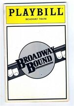 Playbill Neil Simon's Broadway Bound 1987 Elizabeth Franz Evan Handler - $11.88