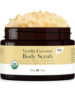 Organic Vanilla Coconut Body Scrub USA Made Sugar Scrub with Natural  - $969.89 MXN