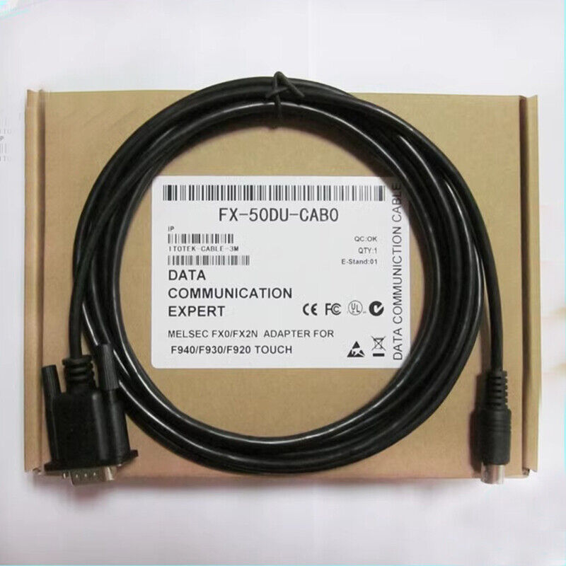 New For F920/930/940 FX Series PLC Touch Screen cable FX-50DU-CAB0 3/5/1... - $56.30+