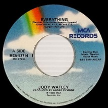 Jody Watley - Everything / Everything (Instrumental) [7&quot; 45 rpm Single]  - $3.41