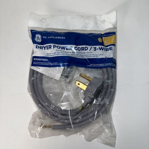 Primary image for  GE 3 Prong Universal Electric Dryer Power Cord 6 foot 3 Wire WX09X10004 New
