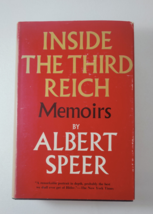 Inside the Third Reich Memoirs Book by Albert Speer 1970 HC/DJ, 1st Printing - $11.95