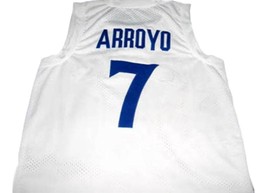 Carlos Arroyo #7 Puerto Rico Basketball Jersey White Any Size image 2