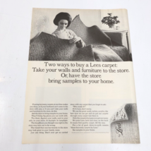 1964 Lees Carpet Store Samples Huffy Bicycles Riders Print Ad 10.5x13.5 - £6.25 GBP