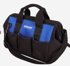 Kobalt - GP-62567A - Blue Black Polyester 15-in Tool Bag - £23.94 GBP