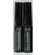 2x Pur Fully Charged Mascara ~  Black ~ Travel Size .14 Fl Oz ~ NEW Sealed! - £6.01 GBP