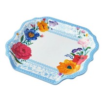 Pioneer Woman Brilliant Blooms Spoon Rest Vintage Inspired BPA Free Mela... - $18.97