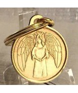 Guardian Angel Bronze Keychain Key Chain Charm He Will Command His Angel... - €4,80 EUR