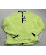 Jackson Hole Womens Fleece Jacket Yellow 1/4 Zip Drawstring Waist Cozy L... - £15.55 GBP