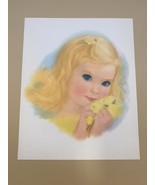 1950’s PALE GOLD Northern Tissue Paper Pastel by Frances Hook 8”X10” READ - £15.18 GBP