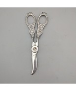  TH Marthinsen Norway Sterling Grape Shears 6 ½ Inches Art Nouveau Retro  - $85.52 CAD