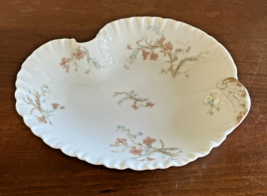 Haviland St Lazare Scalloped Pickle Condiment Dish Small Chip On Edge - £30.02 GBP