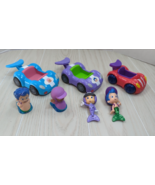 Bubble Guppies Gil Roll Go Fintastic Racer Purple Race Car Molly Car Fig... - $40.51 CAD