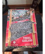 Vtg Christmas TINSEL GARLAND Flameproof Tarnish Proof West Germany Luxur... - $23.95
