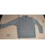 Dockers Large 1/4 Zip Sweater for Men, Gray Beige Striped Plaid, Acrylic... - $15.84