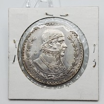 Mexico Silver Coin (0.100)  1 Peso Morelos 1958   Km# 459 - $110.53 MXN