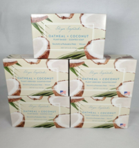 Shugar Soapworks Oatmeal Coconut Vegan Scented Bar Soap, 5 oz, 5 Packs US Made - £16.32 GBP