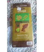 Fall Collection Autumn Greetings Decorative Flag 28 in x 40 in. New In P... - $13.53 CAD