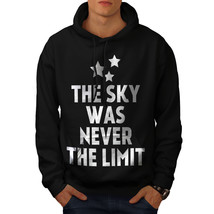 Wellcoda Sky Is Limit Saying Mens Hoodie, Deam Casual Hooded Sweatshirt - £25.57 GBP+