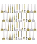 Silver &amp; Gold Mega Pack Noisemakers Set for Party Favors and Birthday Ac... - £14.19 GBP