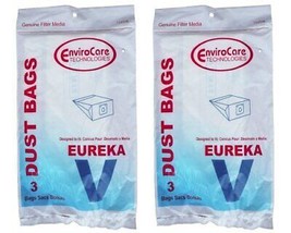 EnviroCare 6 Eureka Style V Powerline World Vac Canister Vacuum Cleaner Bag - £8.82 GBP