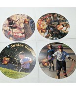 Lot of (4) 1990s Sports Circular Cardboard Collectable With Fun Facts - $329.27 MXN