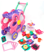Flower Tea Cart Play Set, 45 Pieces, Toddler Toys - $45.05