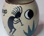 San Diego Kokopelli Cactus Shot Glass Mug Pottery Mexico Vintage Souvenir - $9.85