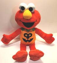 Sesame Street Halloween Elmo Plush Pumpkin Costume Stuffed Animal Toy 17&quot; Tall - £13.44 GBP