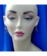 Earth mined Amethyst Deco Earrings 14k Gold Statement Designer Briolette... - $1,610.25