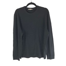Everlane Mens Wool Crew Neck Sweater Long Sleeve Black XL - $24.06