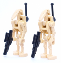 Lego Star Wars Battle Droid Minifigures Lot 2 B1 Battle Droids Backpack ... - £8.17 GBP