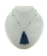 Authenticity Guarantee 
14k White Gold Genuine Natural Diamond and Blue ... - $3,760.12 CAD