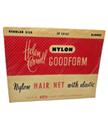 Vintage 1950 Helen Cornell  Nylon Hair Nets Original Package GOODFORM blonde - $5.94