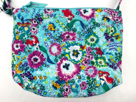 Disney Vera Bradley Ariel Floral Bucket Crossbody Bag Little Mermaid Purse NWT - £65.87 GBP